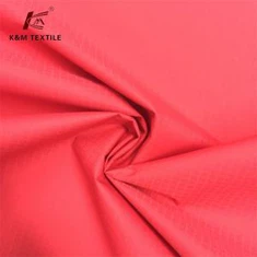 PU Salutan 100% Poliester Rip-stop Fabrik Pongee